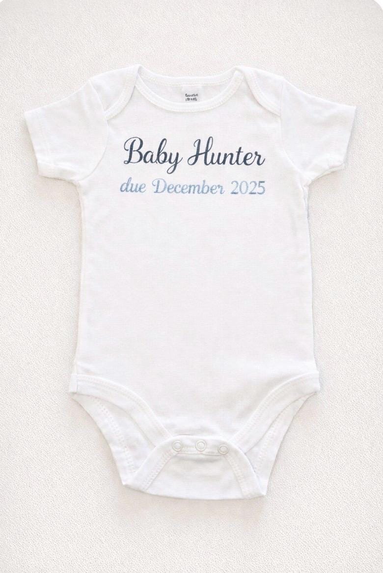 Customised Baby Vest – Personalised with Name