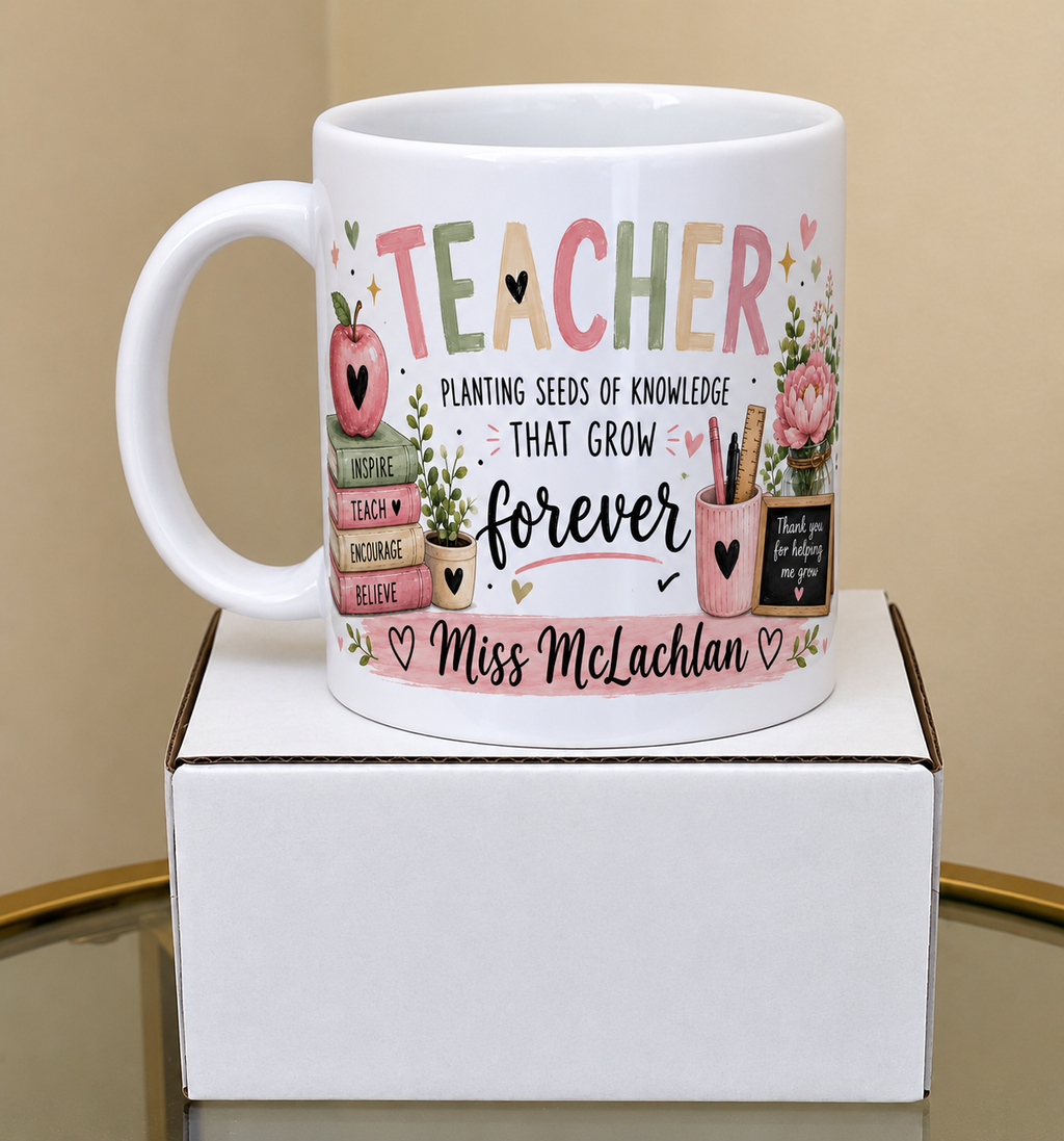 Teacher Gift Ceramic Mug | Dishwasher & Microwave Safe (Copy) (Copy) (Copy)