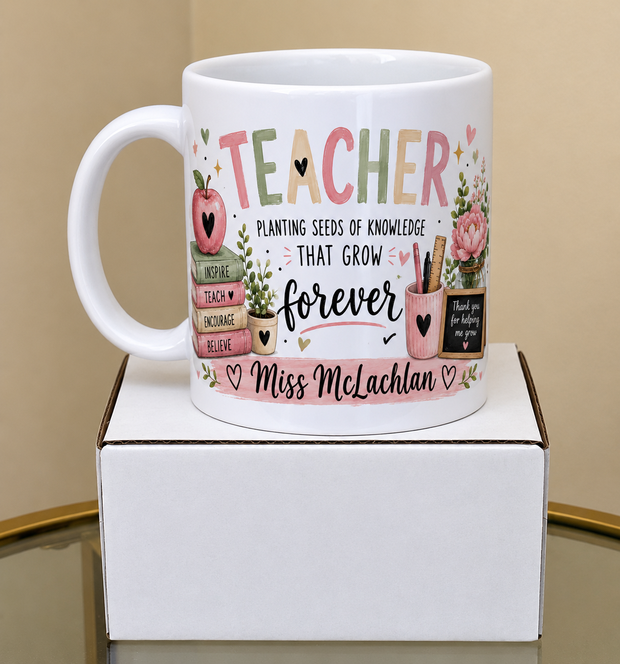 Teacher Gift Ceramic Mug | Dishwasher & Microwave Safe (Copy) (Copy) (Copy)