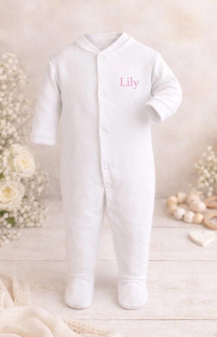 Customised Baby Grow – Personalised with Name.