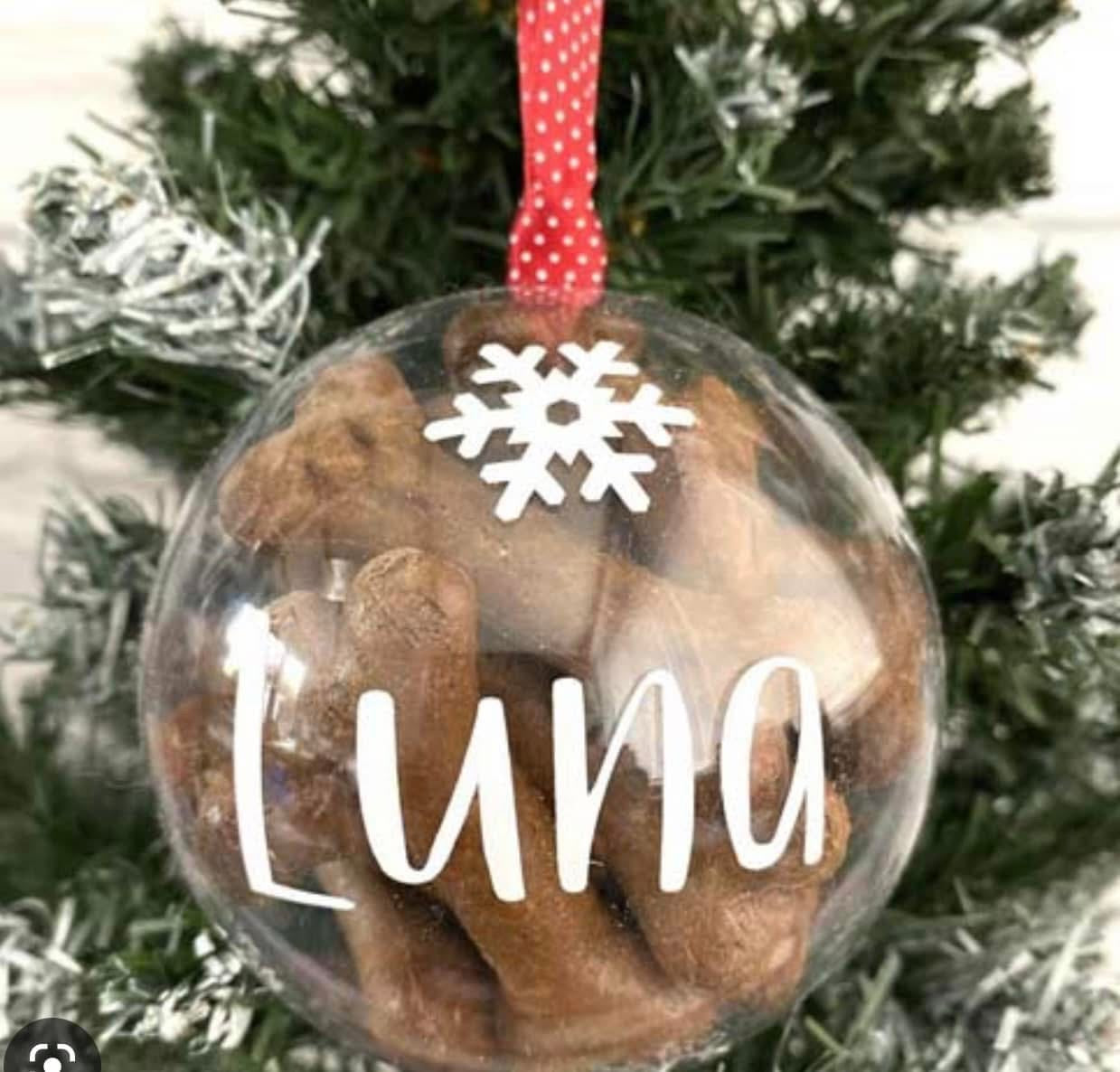 Personalised Christmas & Memorial Bauble