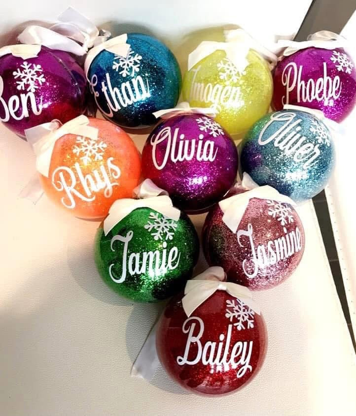 Personalised Christmas & Memorial Bauble