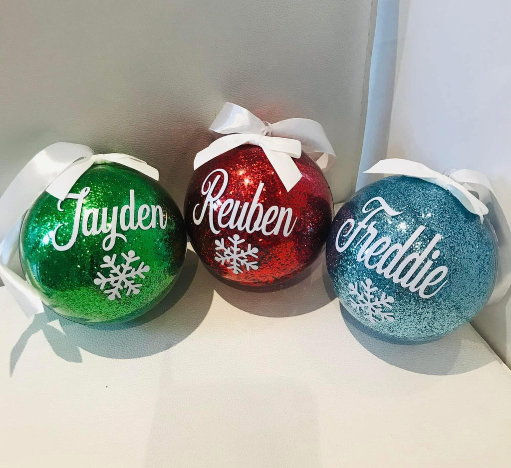 Personalised Christmas & Memorial Bauble